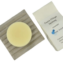 Load image into Gallery viewer, Handgemachte feste Pflegespülung mit Lavendelöl für weiches und leicht kämmbares Haar