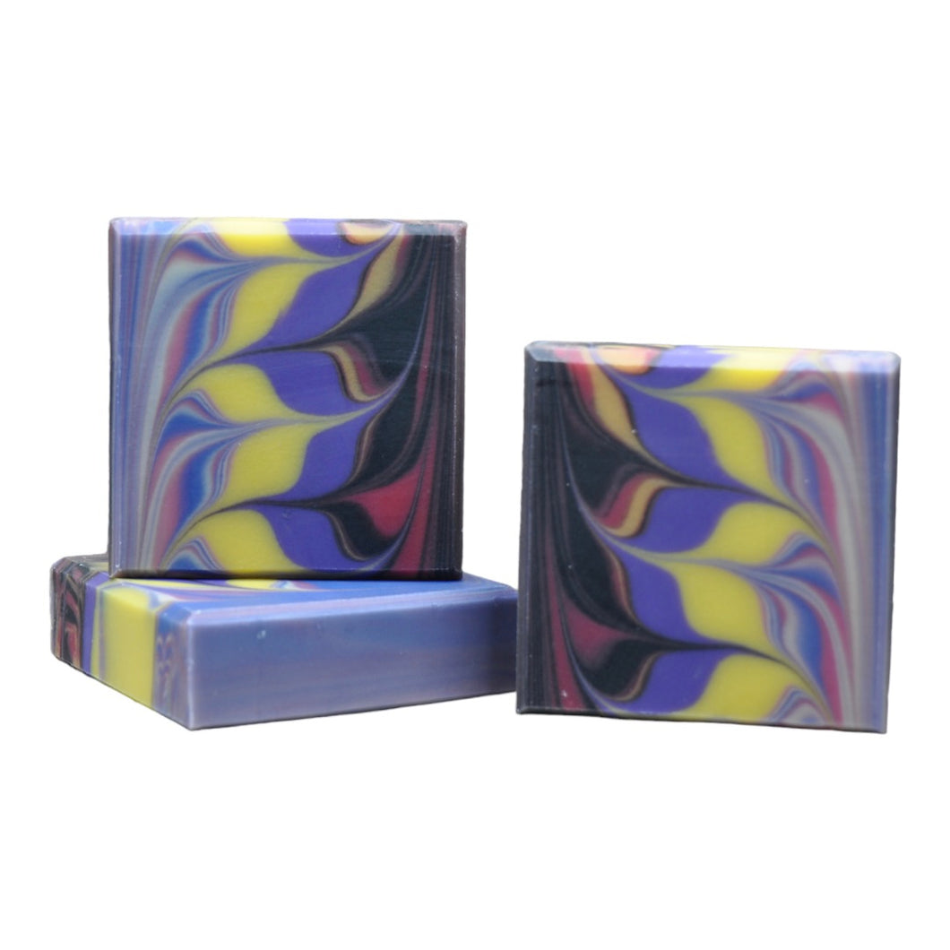 Taiwan swirl soap natur seife gel blau