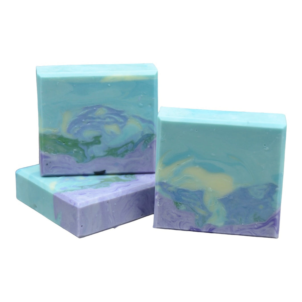 blue violet soap
