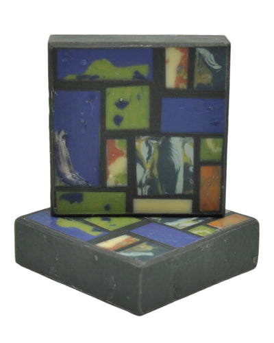 Piet Mondrian Inspired soap seife